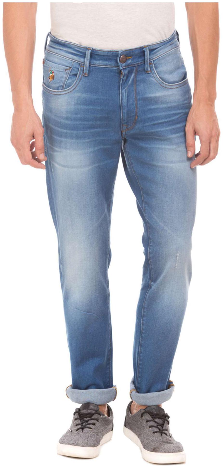 

U S Polo Assn Men Blue Skinny Fit Jeans