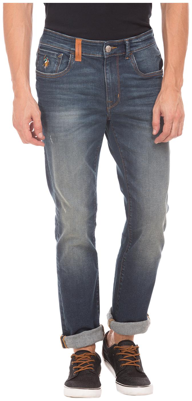 

U S Polo Assn Men Blue Tapered Fit Jeans