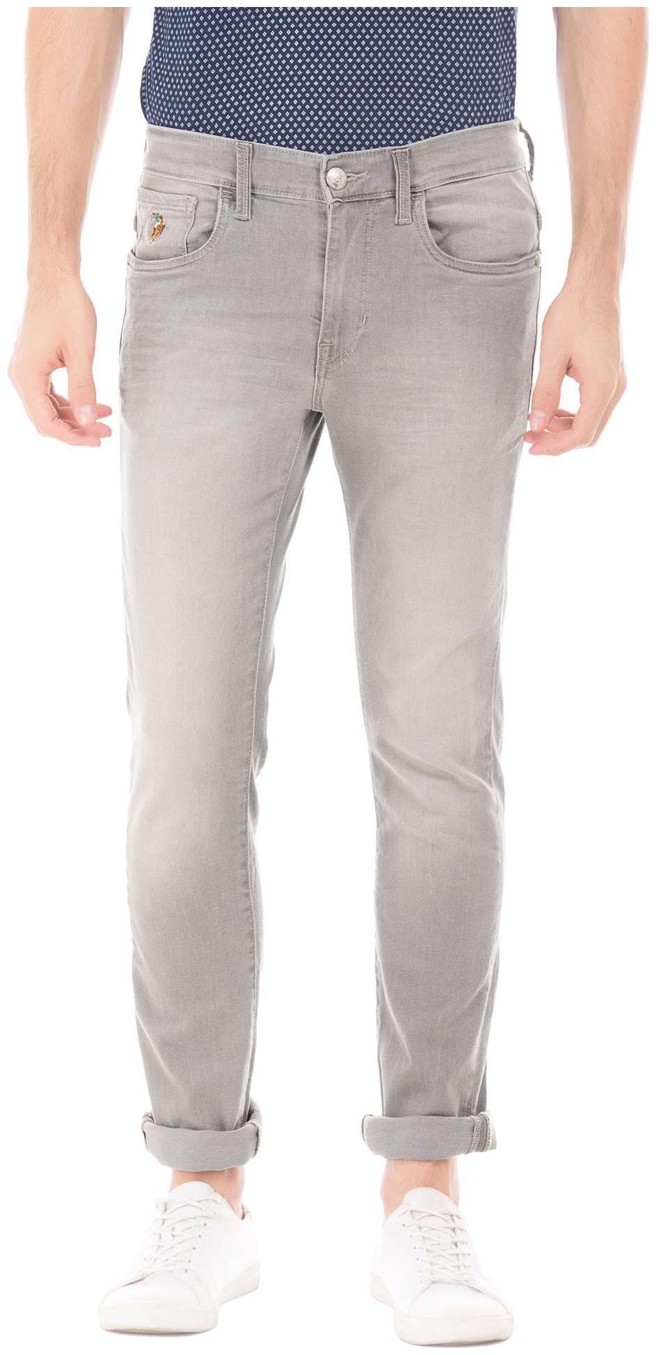 

U S Polo Assn Men Grey Skinny Fit Jeans