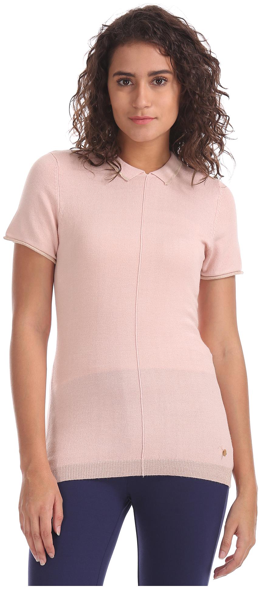

U S Polo Assn Women Solid Regular top - Pink