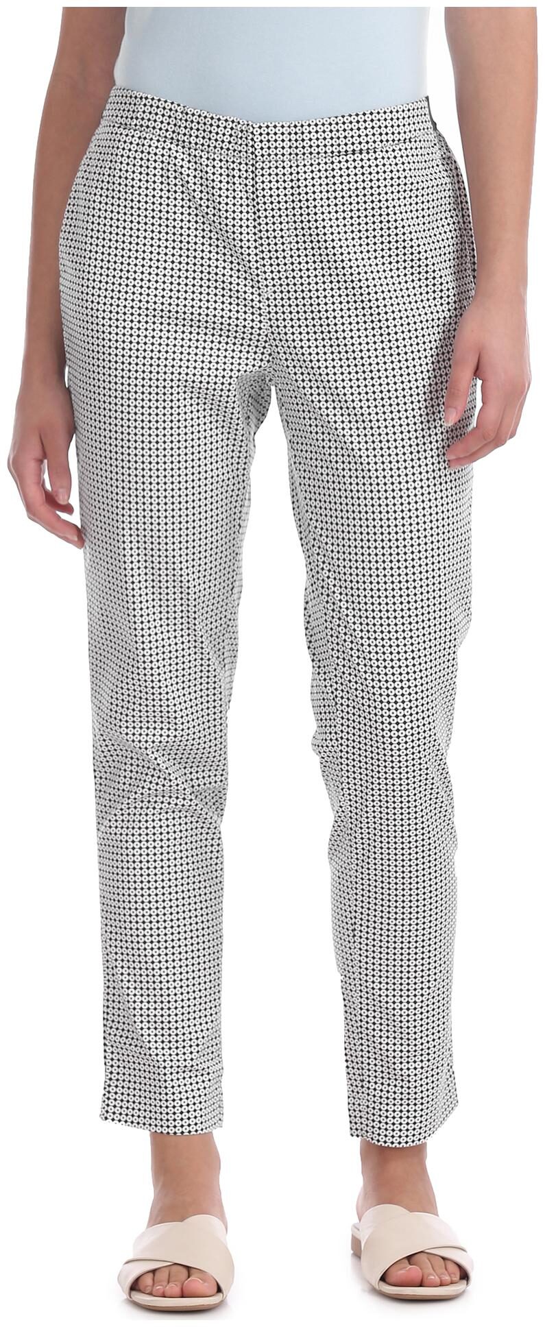 

U S Polo Assn Women White Slim fit Regular trousers