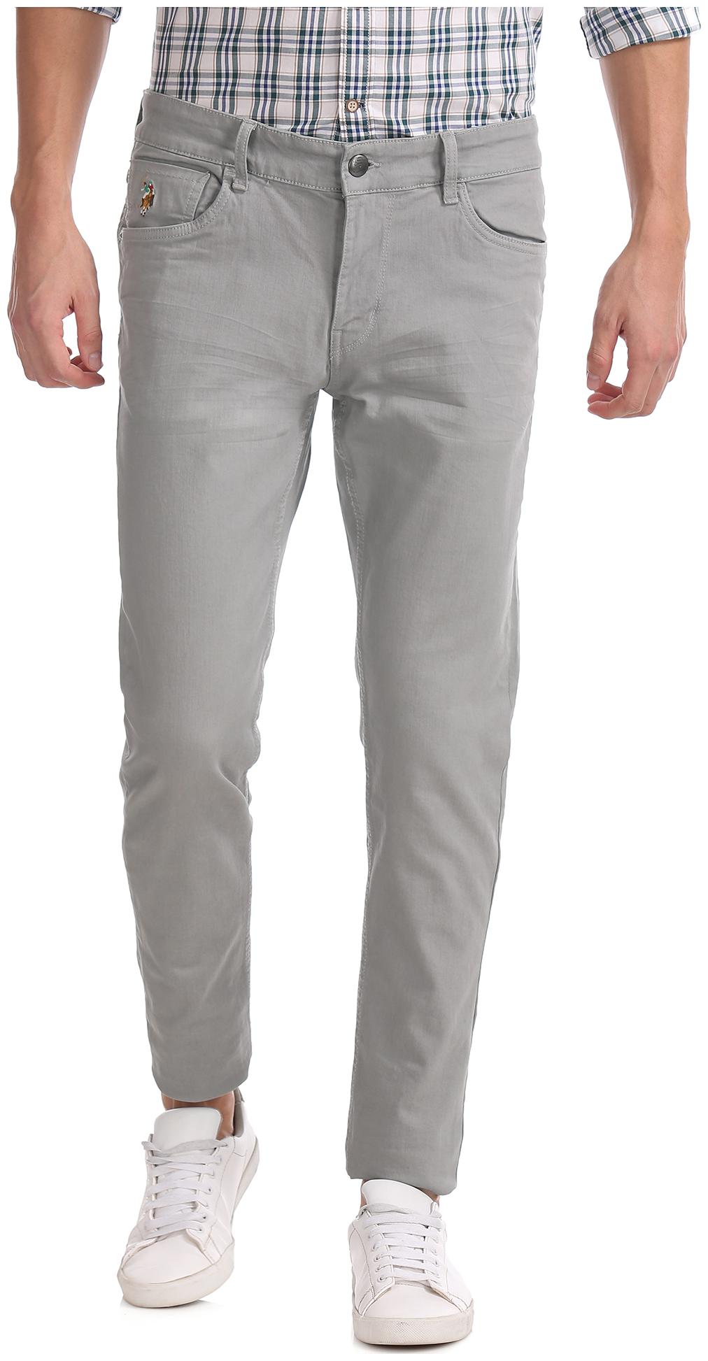 

U S Polo Assn Men Grey Skinny Fit Jeans