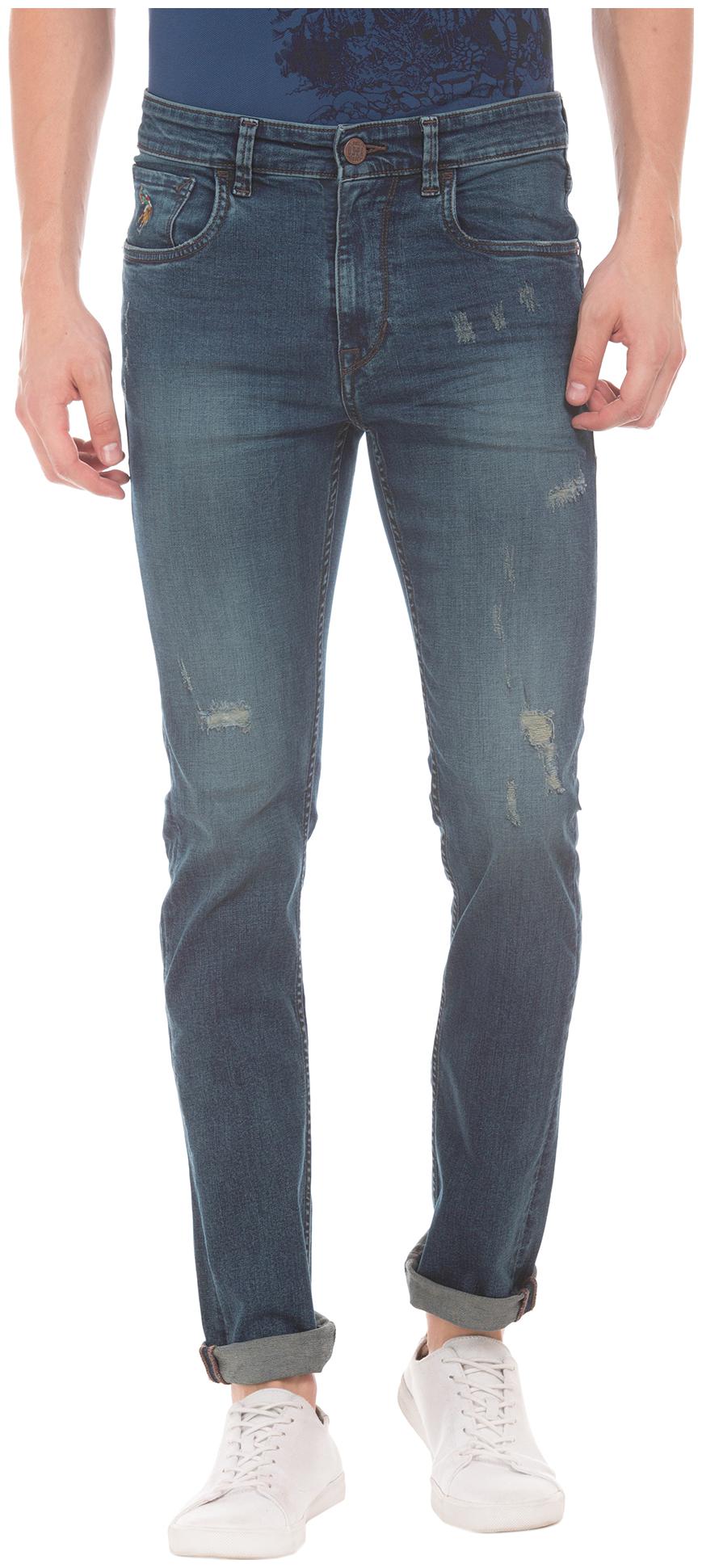 

U S Polo Assn Men Blue Skinny Fit Jeans