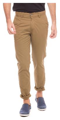 

U S Polo Assn Men Brown Solid Slim fit Chinos