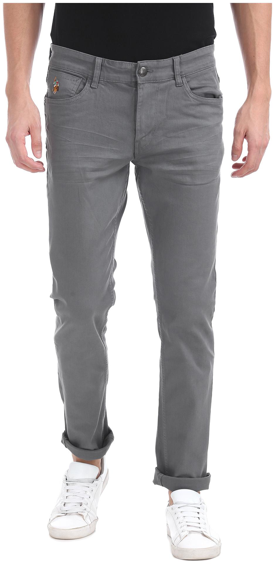 

U S Polo Assn Men Grey Skinny Fit Jeans