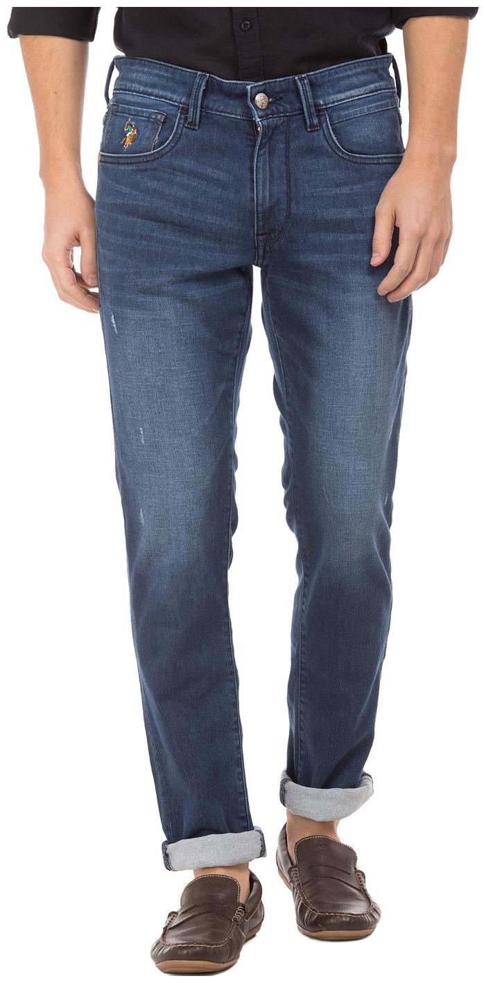 

U S Polo Assn Men Blue Tapered Fit Jeans