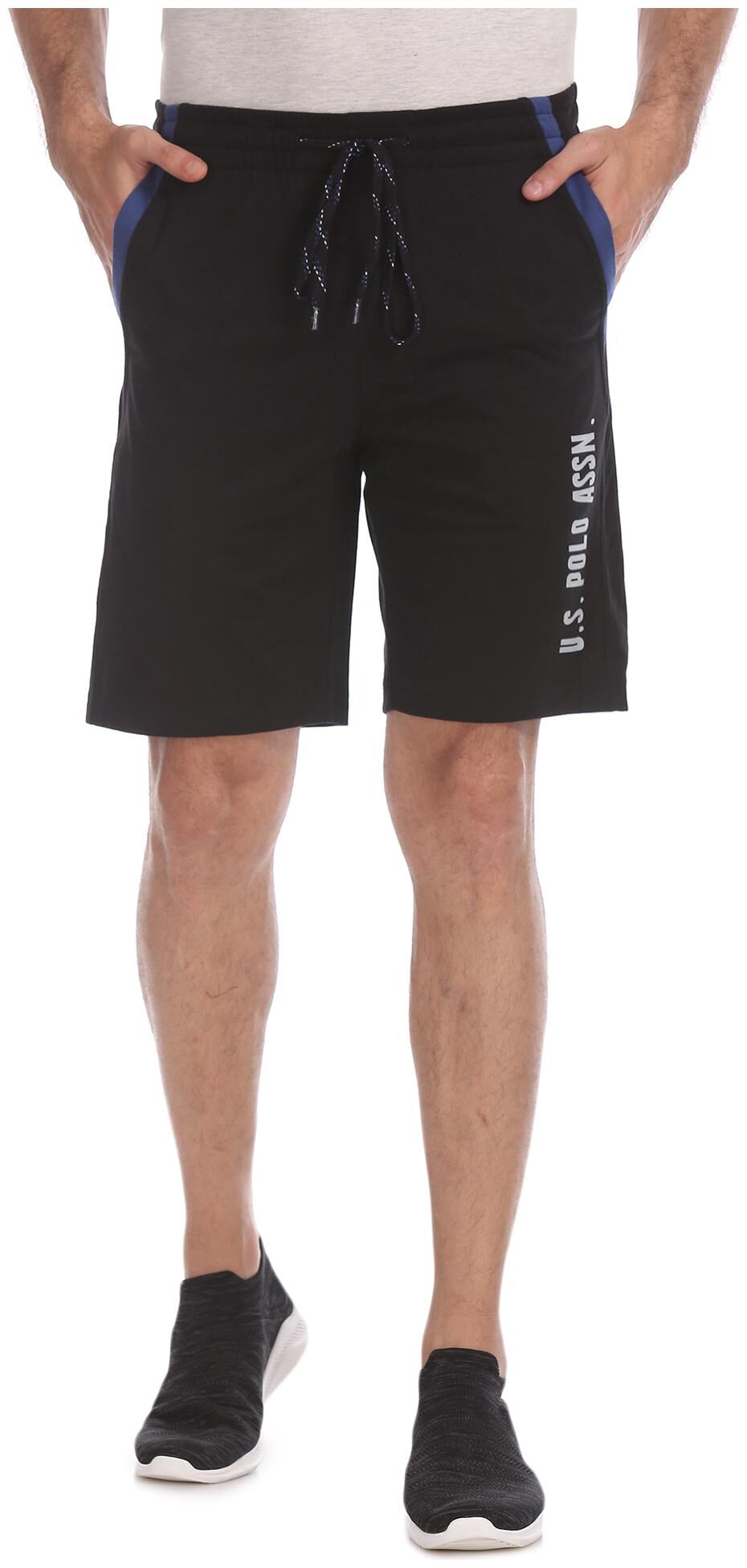 

U S Polo Assn Men Black Regular Fit Regular Shorts