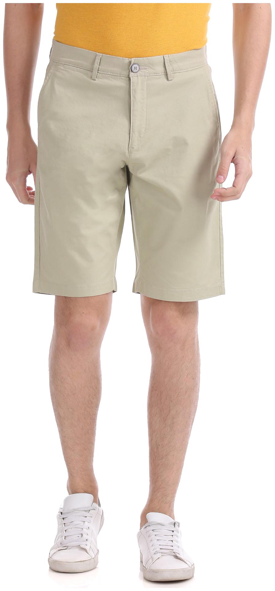 

U S Polo Assn Cotton Solid Shorts 3 4ths