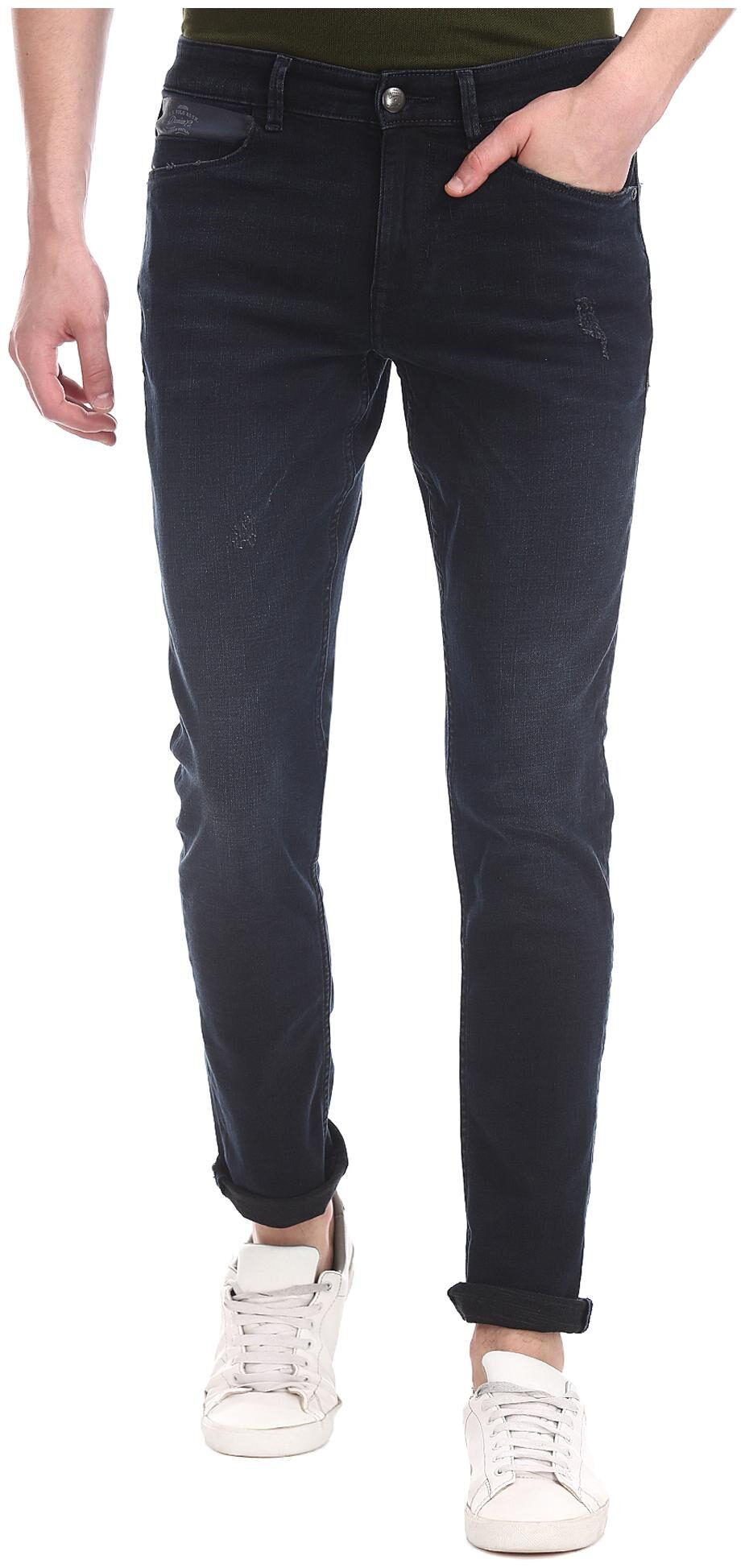 

U S Polo Assn Men Blue Tapered Fit Jeans