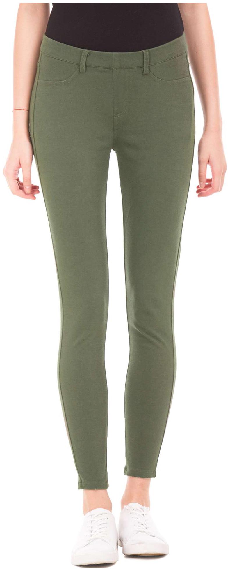 

U S Polo Assn Green Cotton Skinny Fit Knit Pants