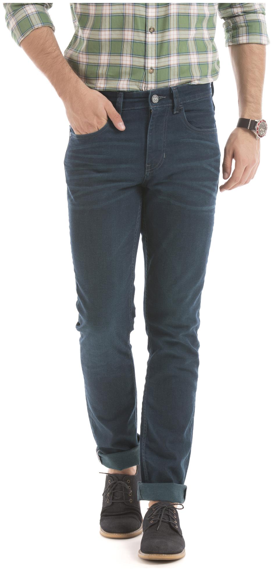 

U S Polo Assn Men Blue Tapered Fit Jeans