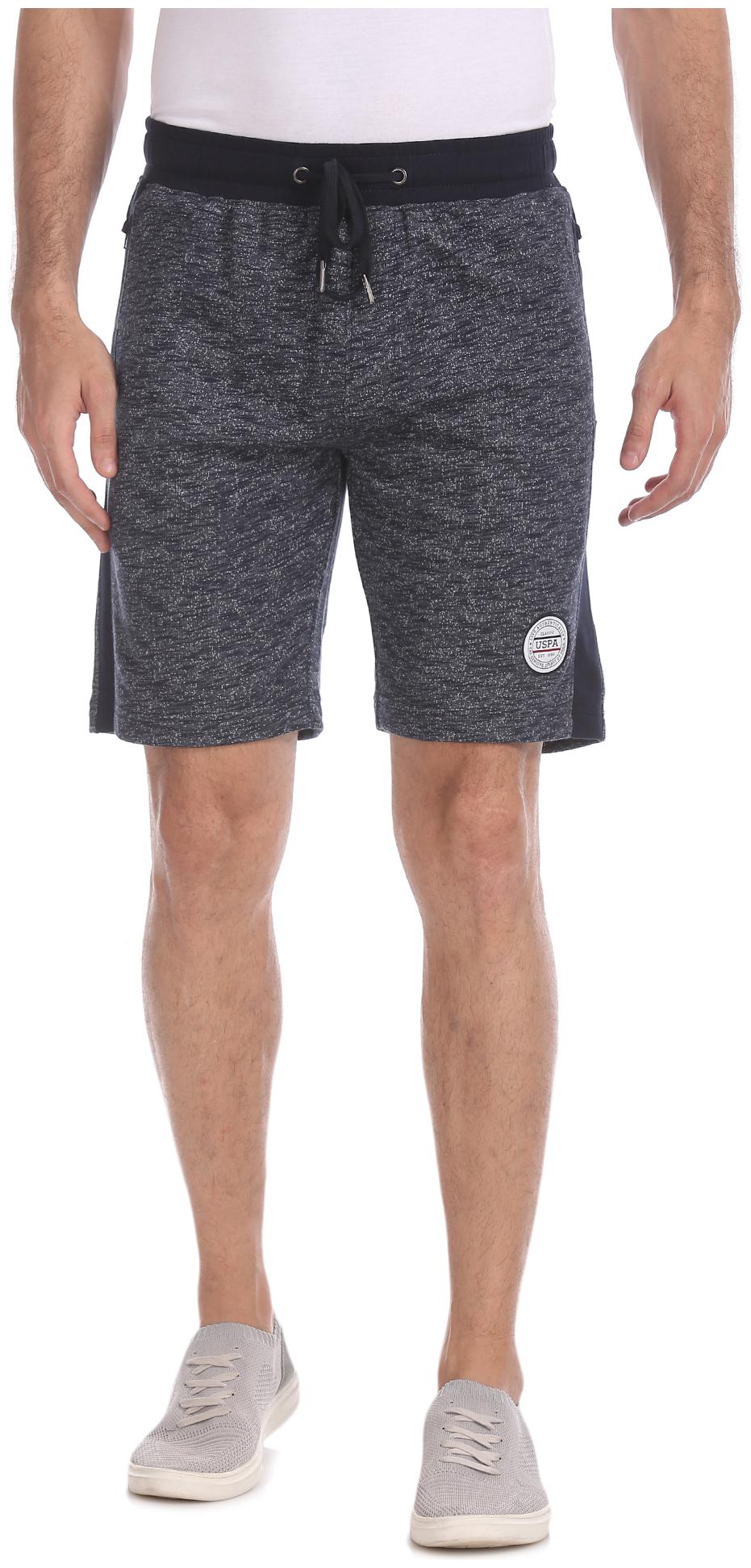 

U S Polo Assn Men Grey Regular Fit Regular Shorts