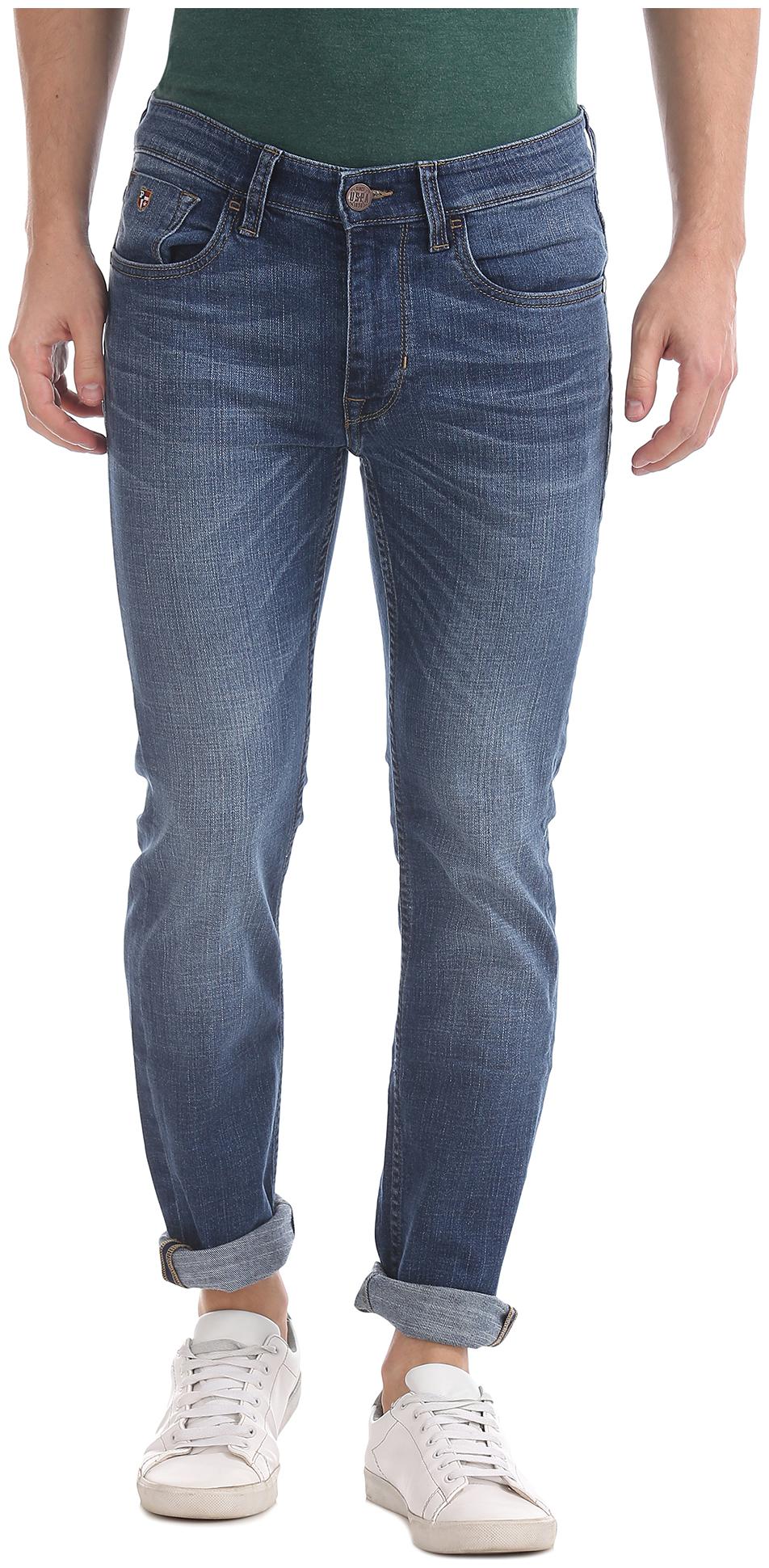 

U S Polo Assn Men Blue Skinny Fit Jeans