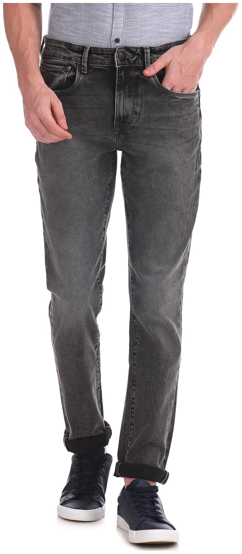 

U S Polo Assn Men Grey Slim Fit Jeans