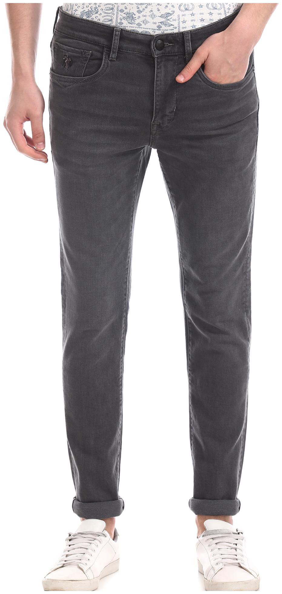 

U S Polo Assn Men Grey Skinny Fit Jeans