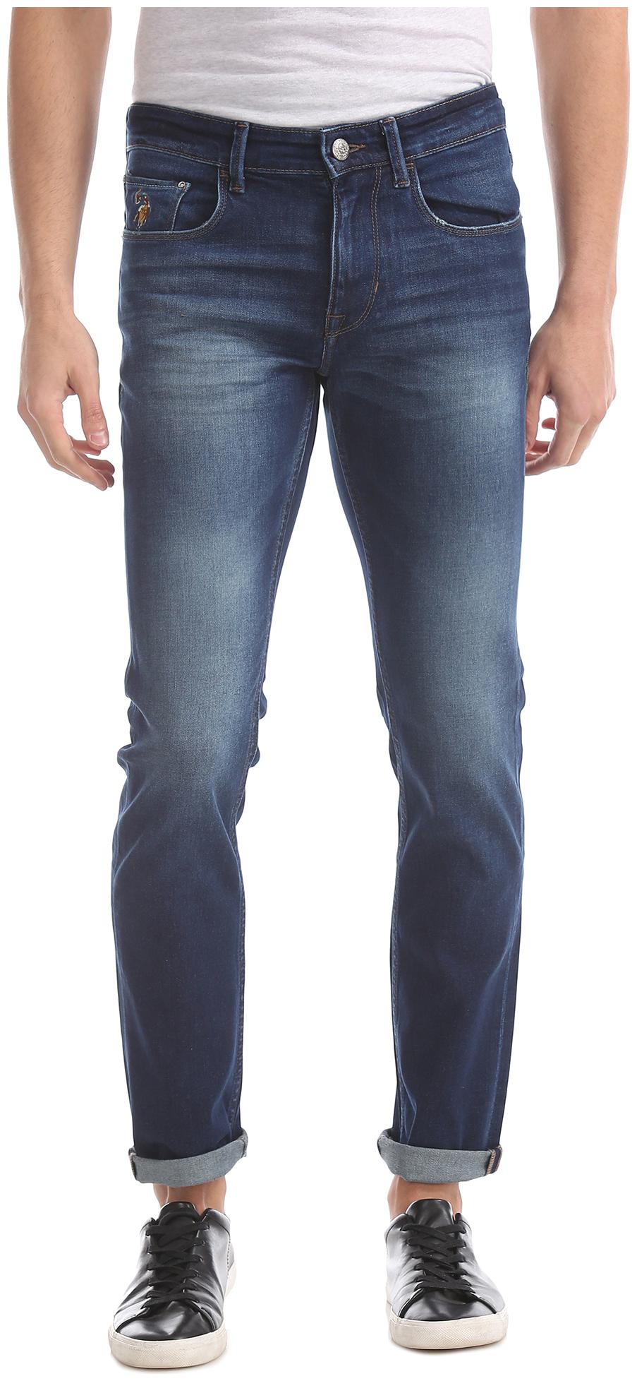 

U S Polo Assn Men Blue Skinny Fit Jeans