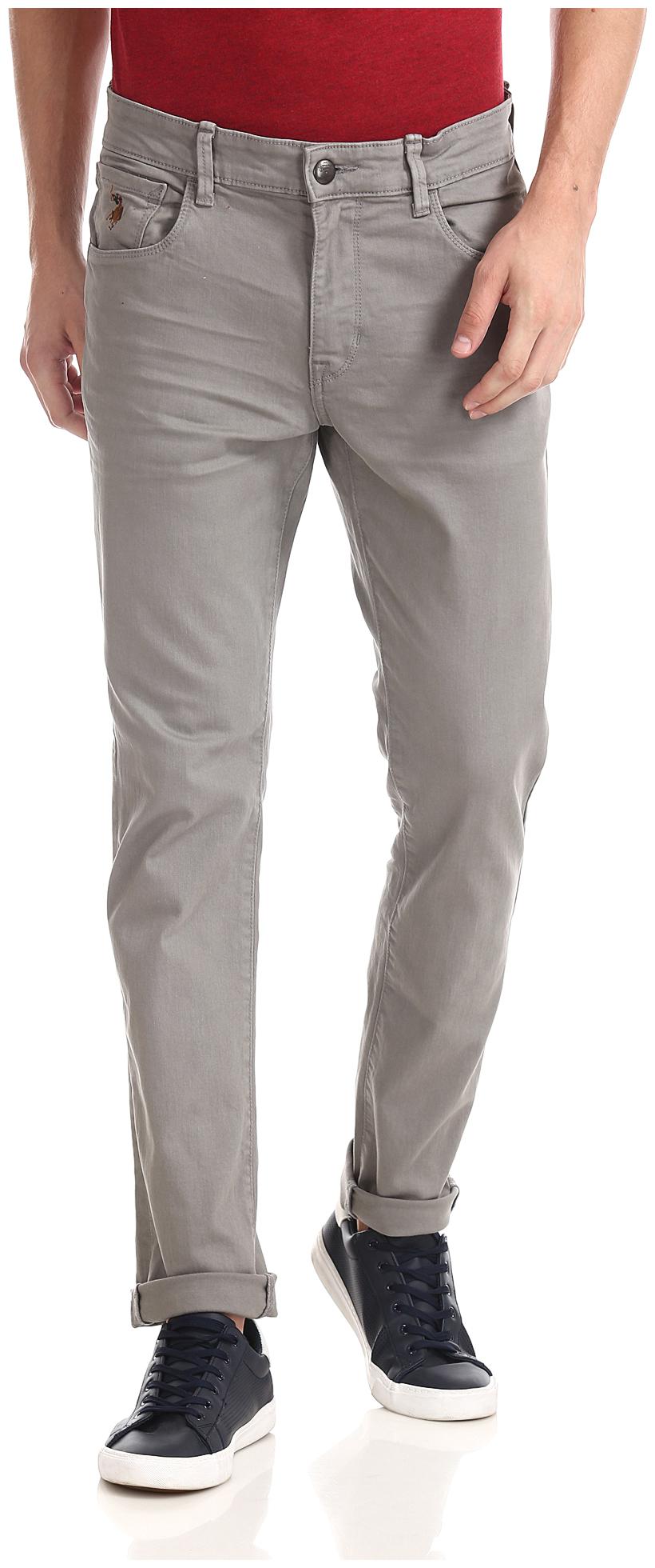

U S Polo Assn Men Grey Slim Fit Jeans