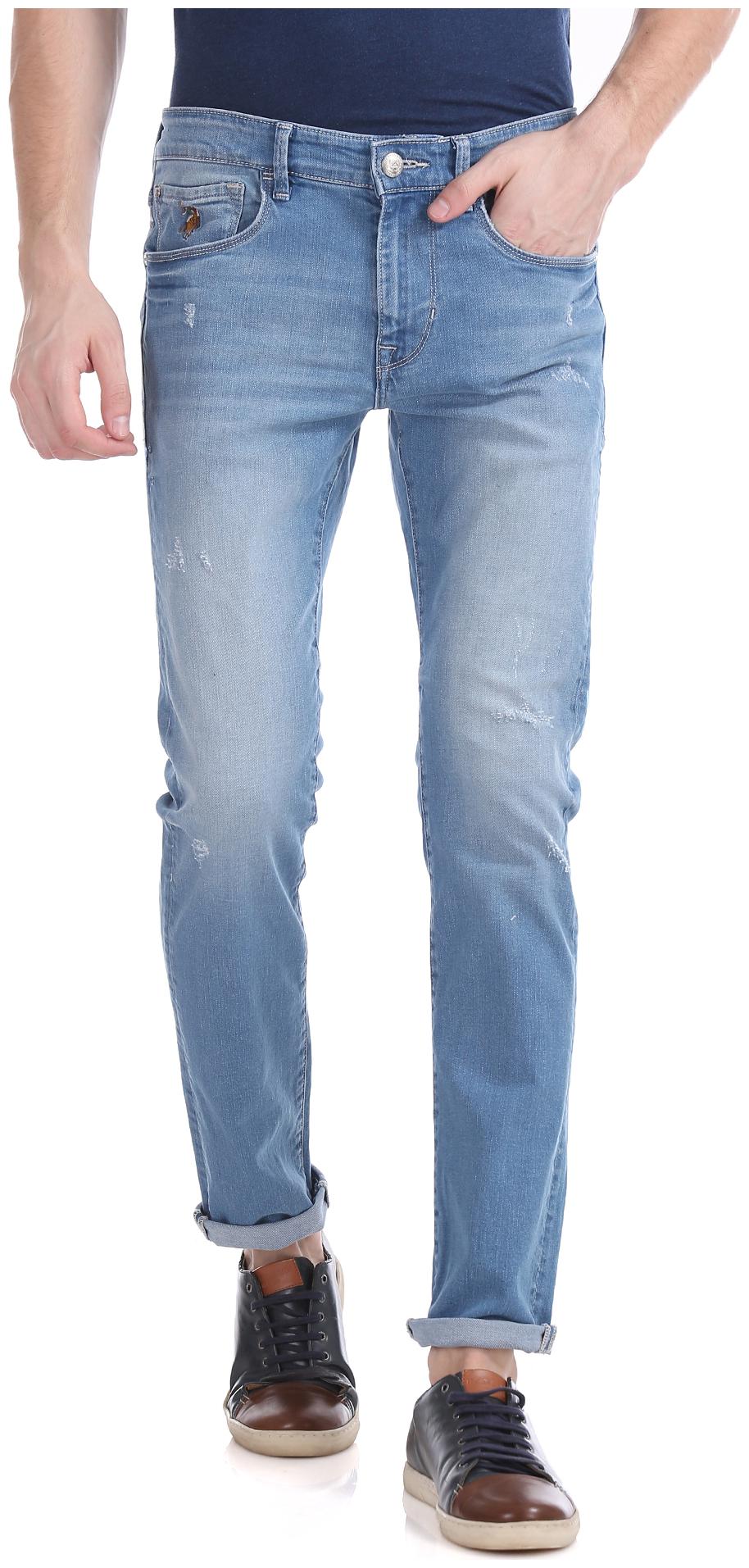 

U S Polo Assn Men Blue Skinny Fit Jeans