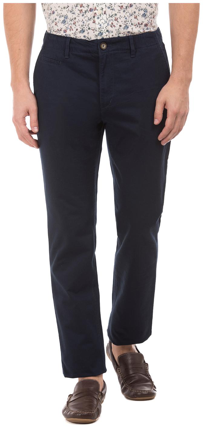 

U S Polo Assn Men Blue Solid Slim fit Chinos