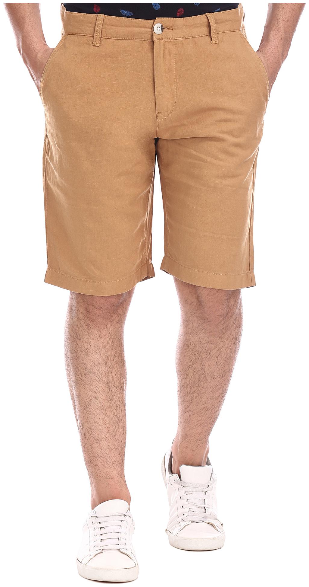 

U S Polo Assn Men Brown Slim Fit Regular Shorts
