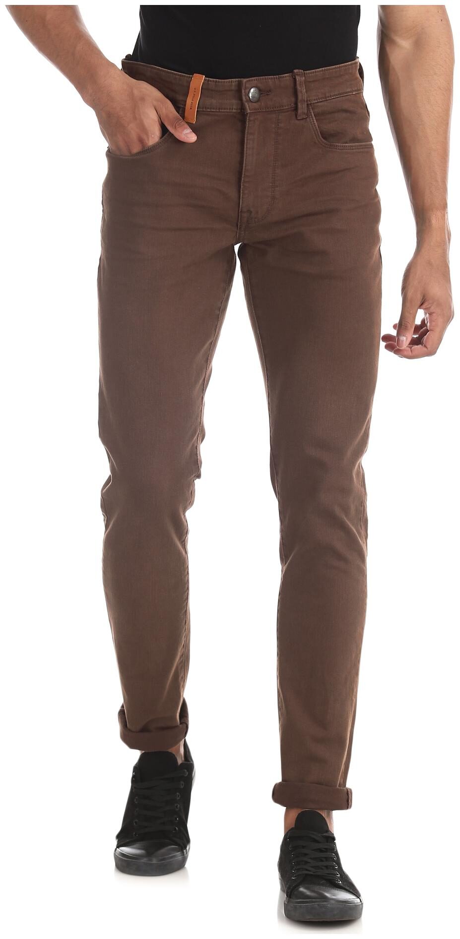 

U S Polo Assn Men Brown Slim Fit Jeans