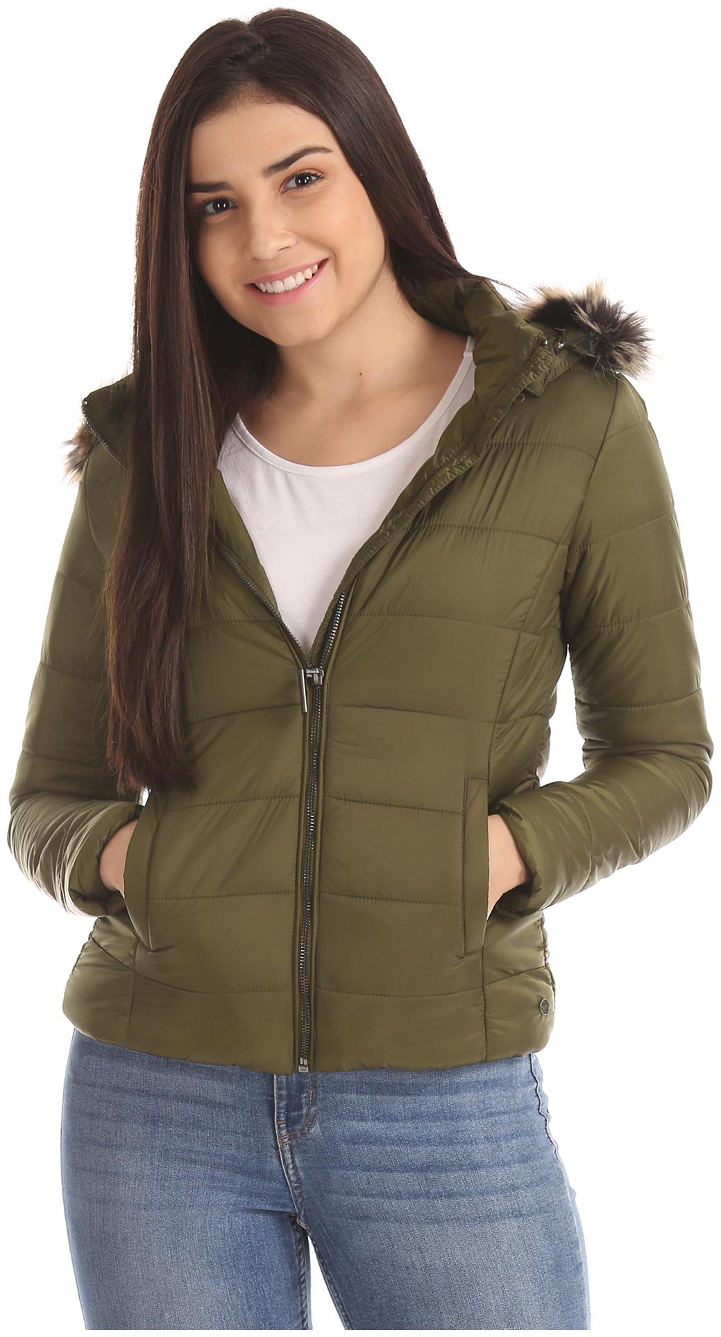

U S Polo Assn Women Solid Puffer Jacket - Green