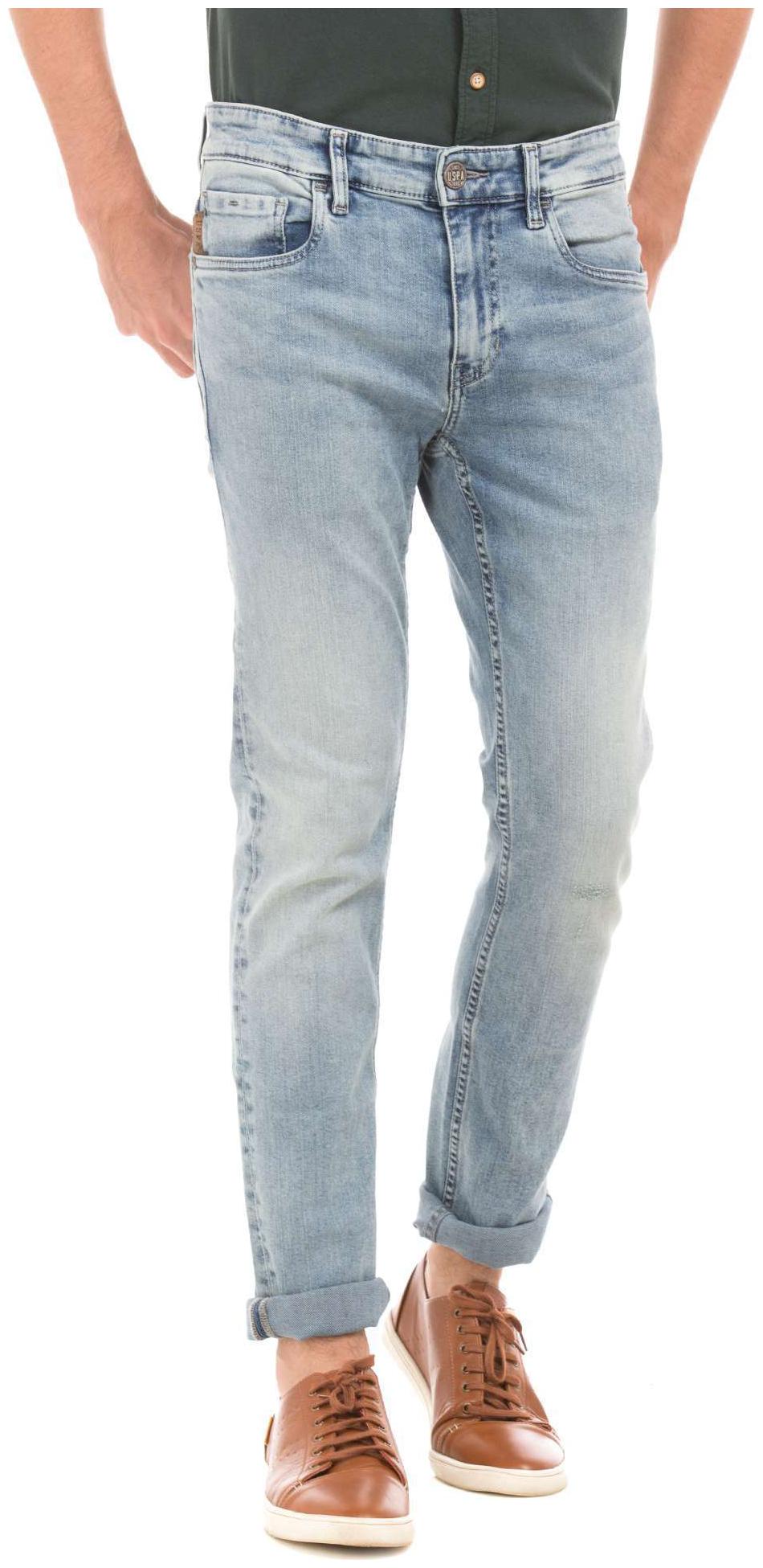 

U S Polo Assn Men Blue Skinny Fit Jeans