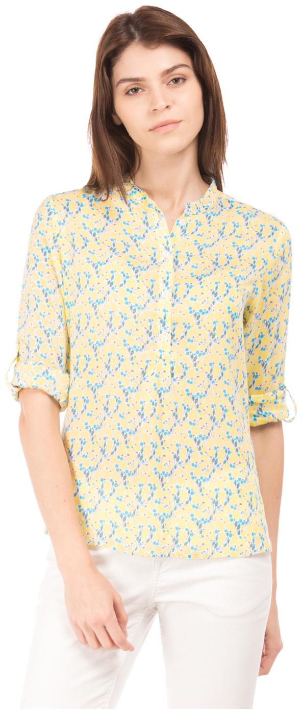 

U S Polo Assn Women Geometric Regular top - Yellow