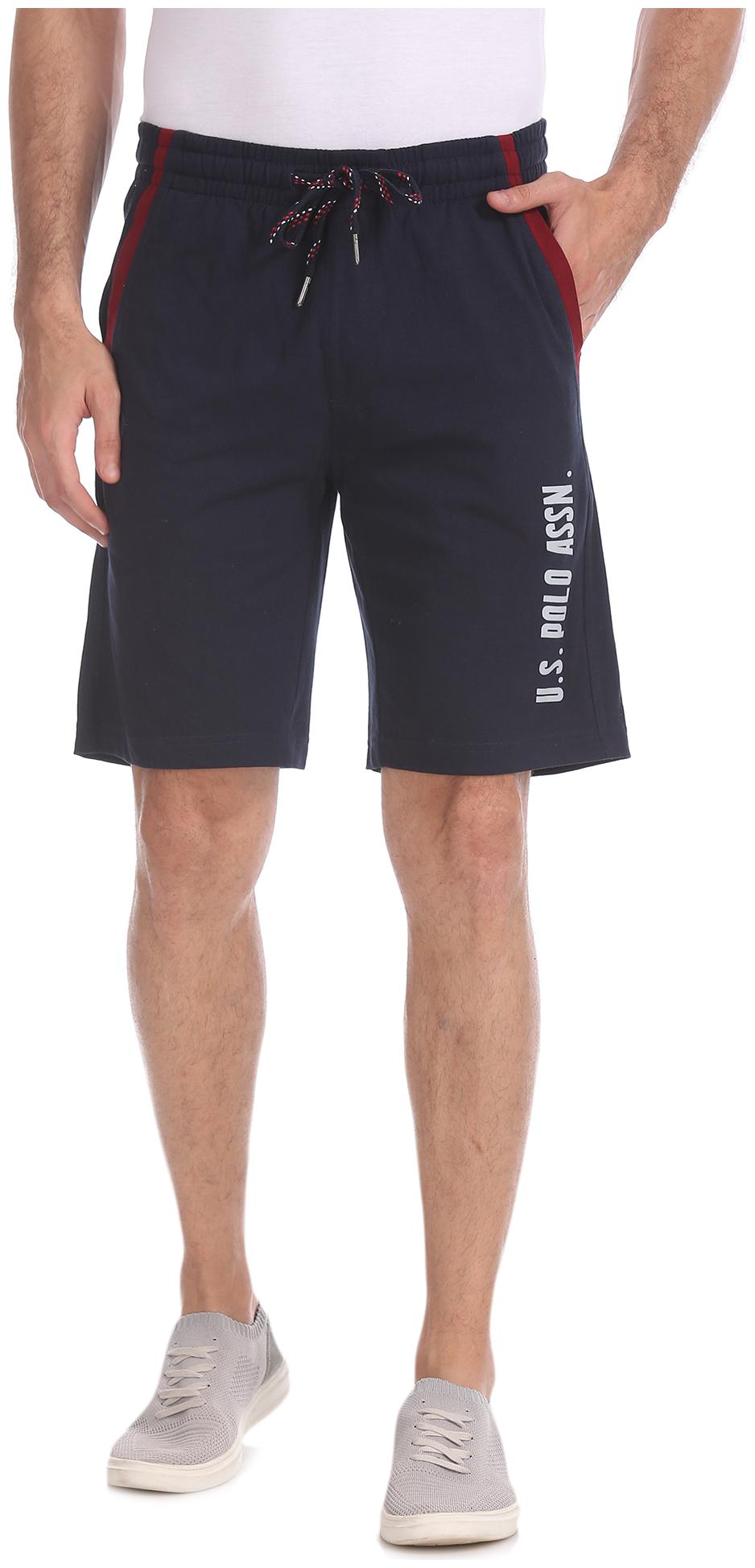 

U S Polo Assn Men Blue Regular Fit Regular Shorts