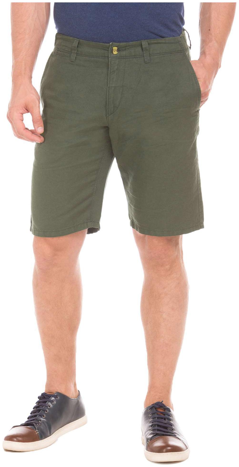 

U S Polo Assn Men Green Slim Fit Regular Shorts