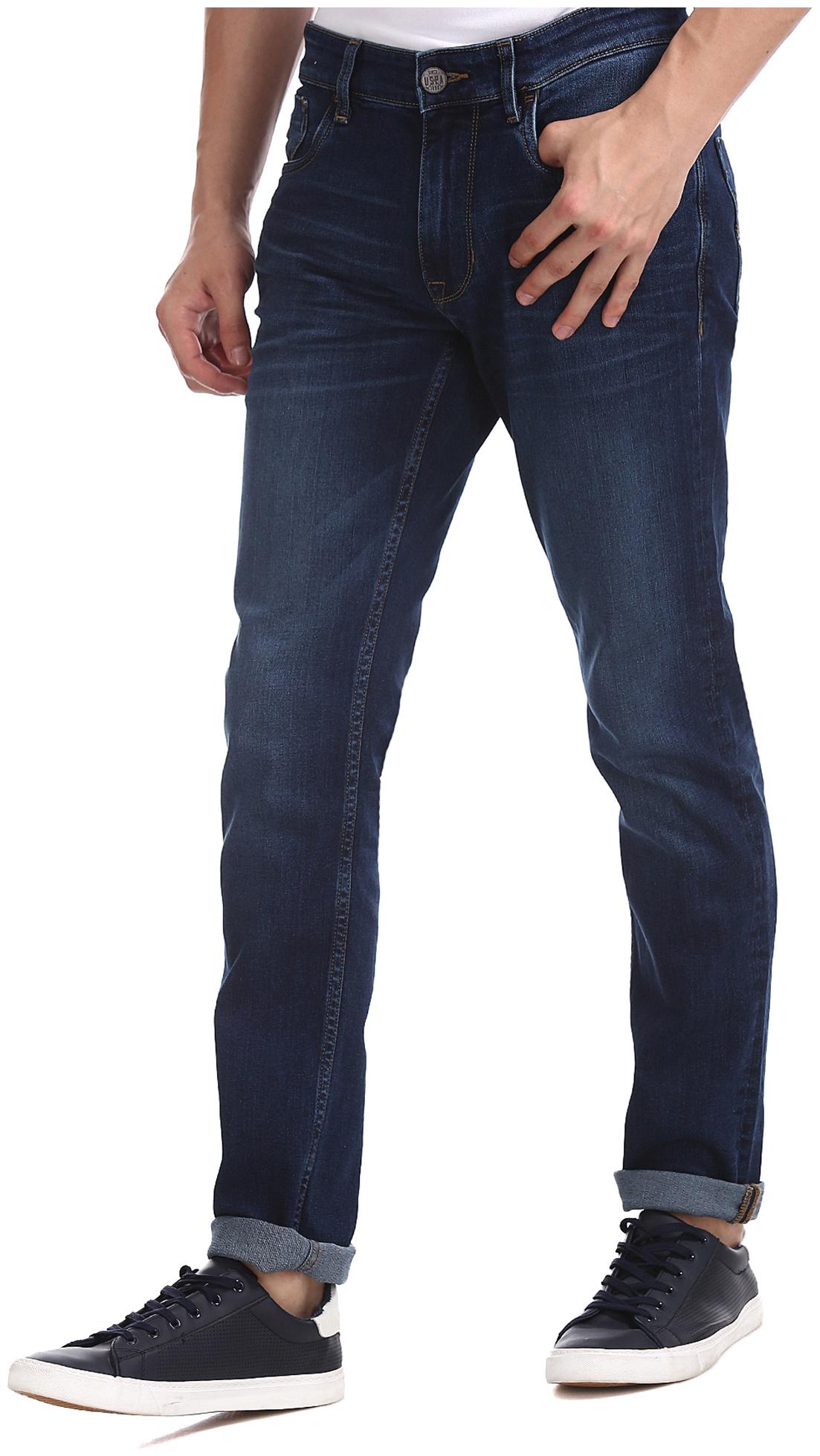 

U S Polo Assn Men Blue Regular Fit Jeans