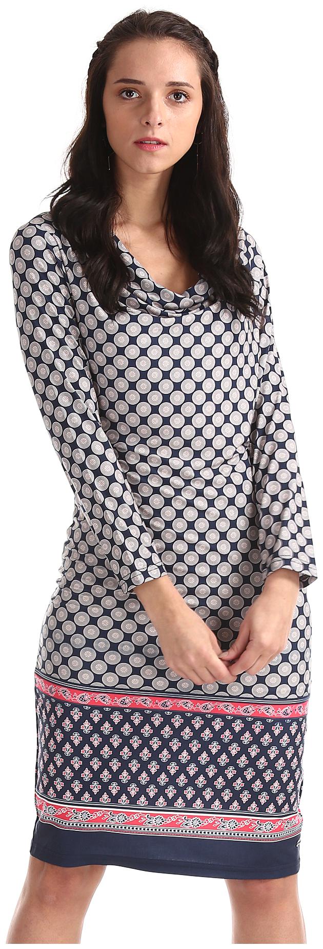 

U S Polo Assn Multi Printed A-line dress