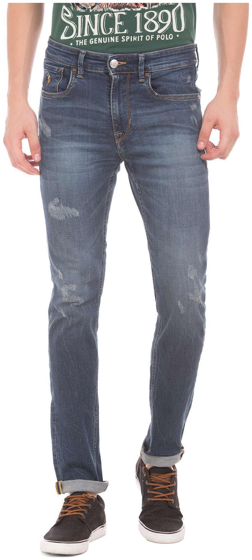 

U S Polo Assn Men Blue Skinny Fit Jeans