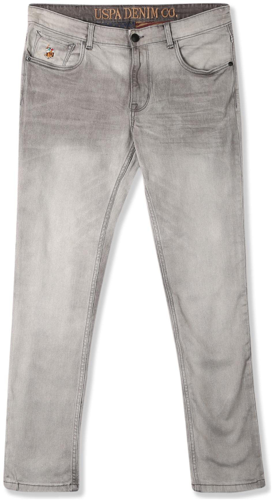 

U S Polo Assn Men Grey Slim Fit Jeans