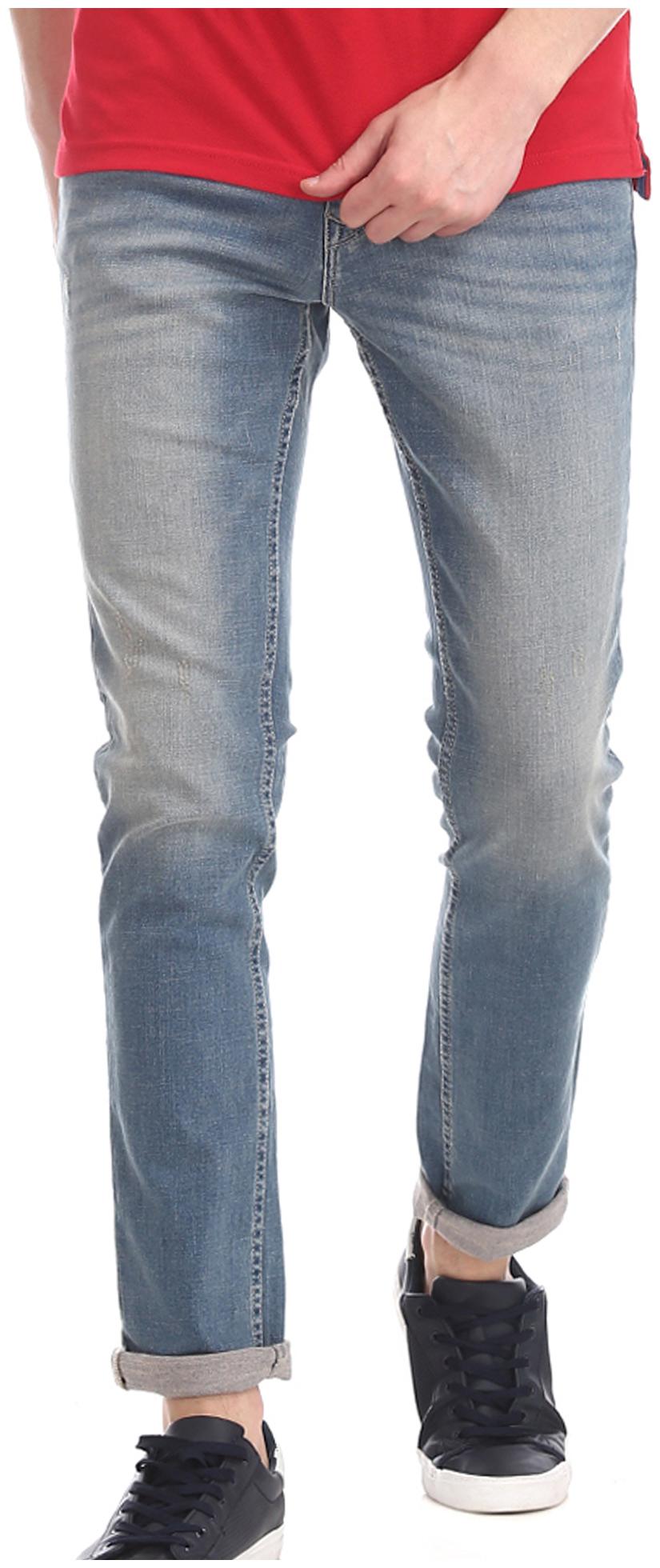 

U S Polo Assn Men Blue Tapered Fit Jeans