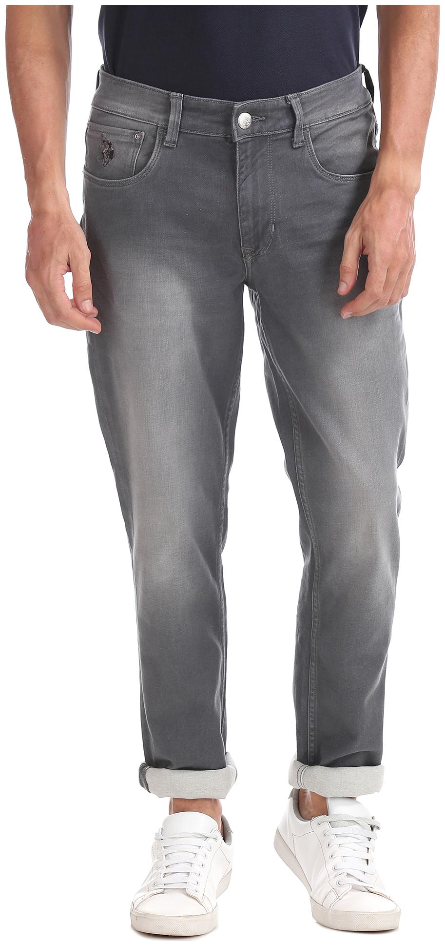 

U S Polo Assn Men Grey Slim Fit Jeans