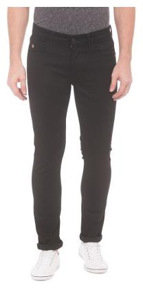 

U S Polo Assn Men Black Tapered Fit Jeans