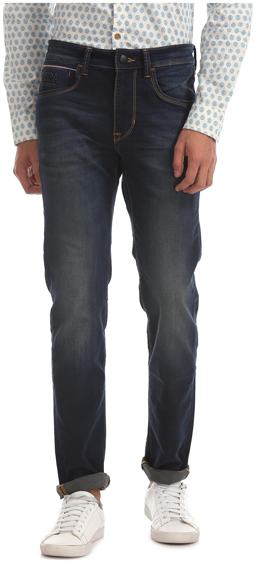 

U S Polo Assn Men Blue Skinny Fit Jeans