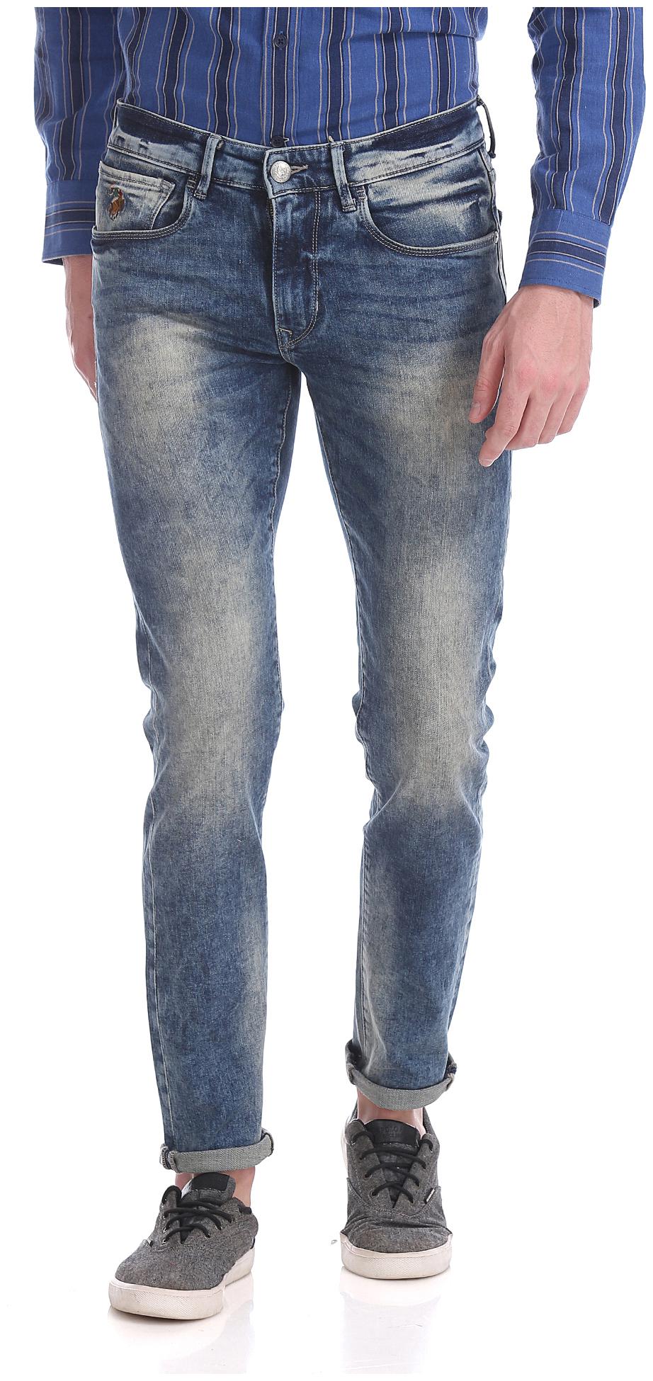 

U S Polo Assn Men Blue Skinny Fit Jeans