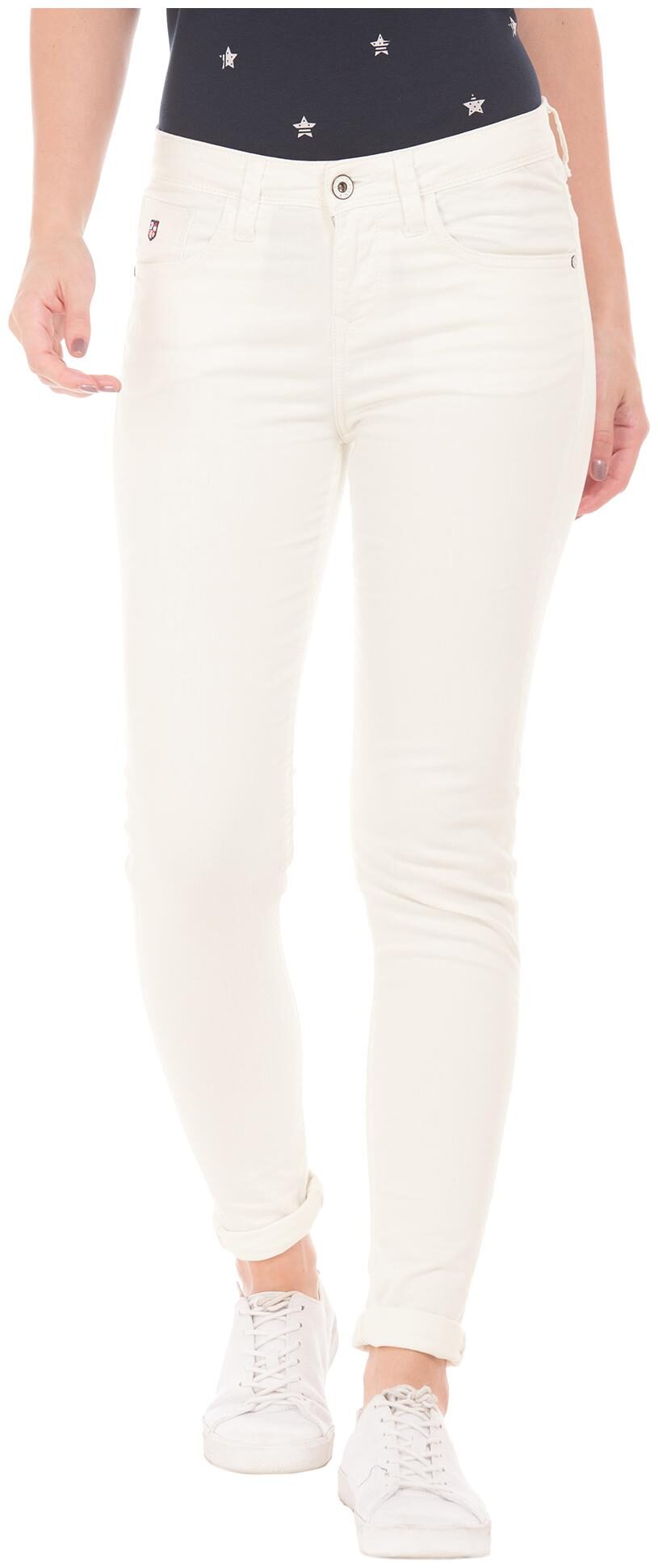 

U S Polo Assn Women White Skinny fit Jeans