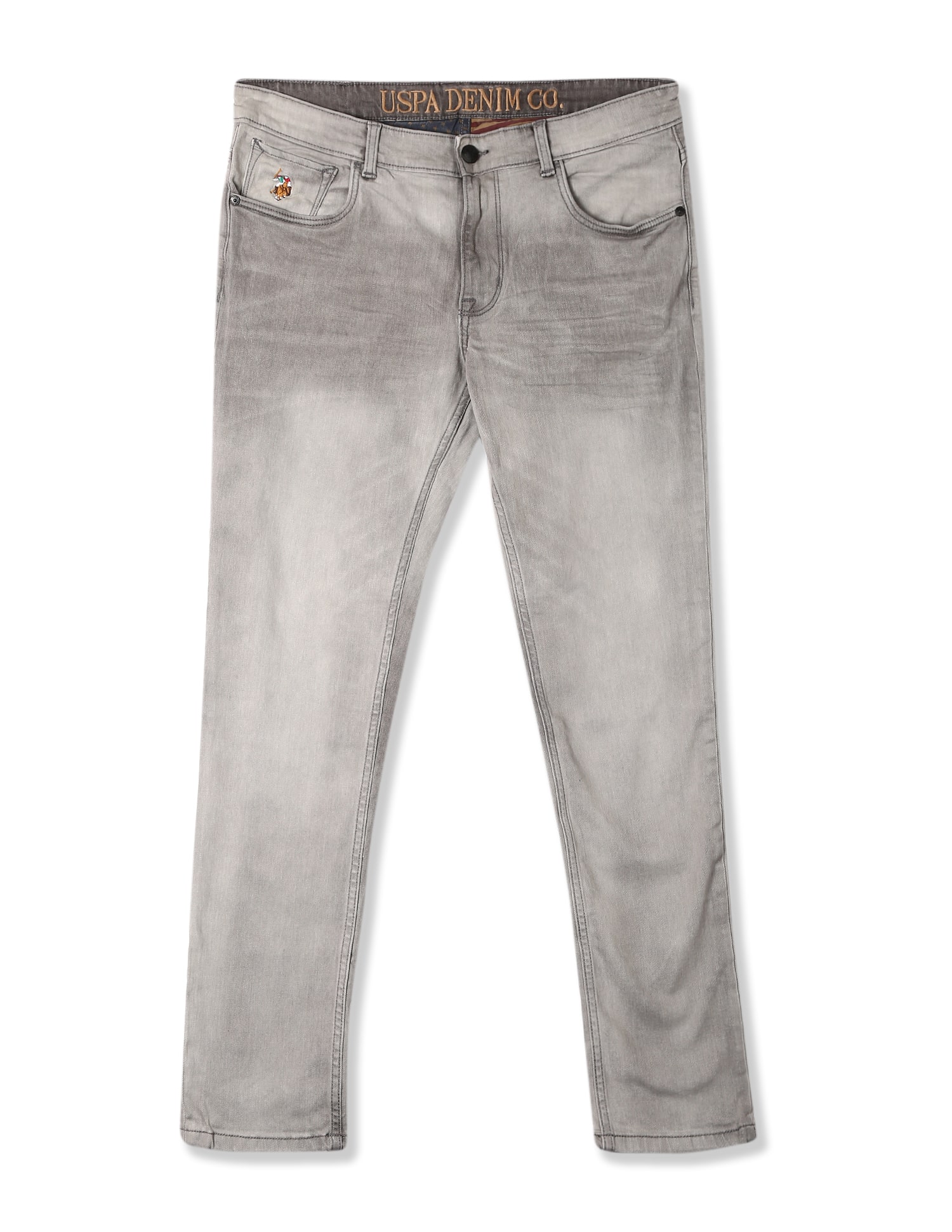 

U S Polo Assn Men Grey Slim Fit Jeans
