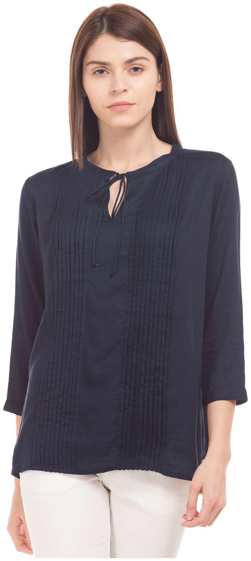 

U S Polo Assn Women Solid Regular top - Blue