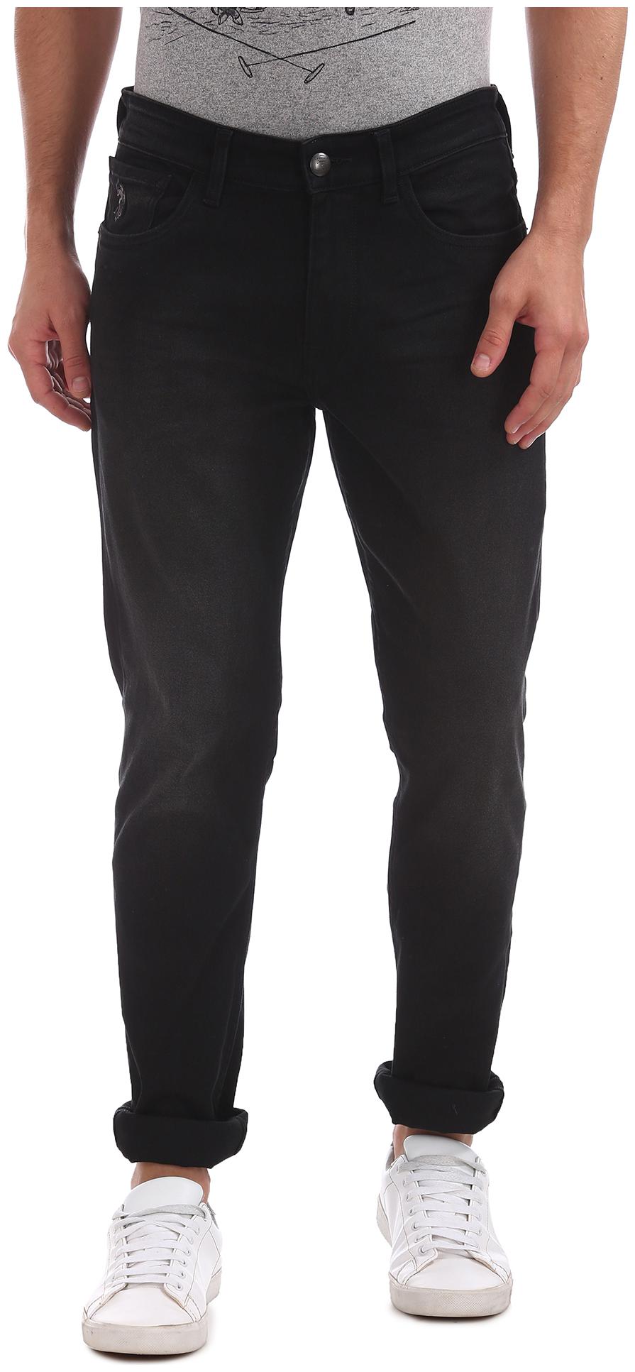 

U S Polo Assn Men Black Slim Fit Jeans