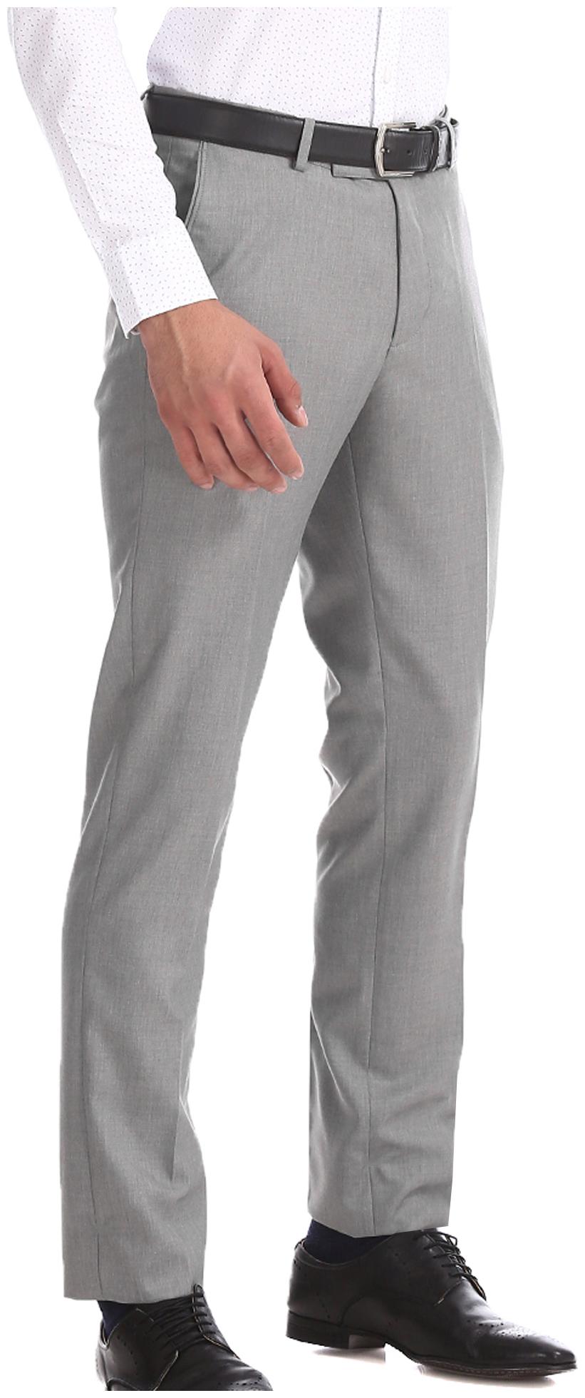 

U S Polo Assn Men Solid Regular Fit Formal Trouser - Grey