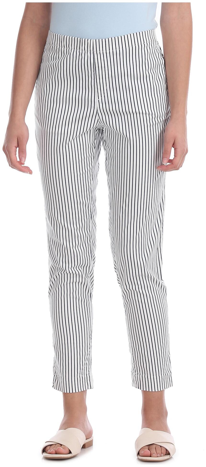 

U S Polo Assn Women White Slim fit Regular trousers