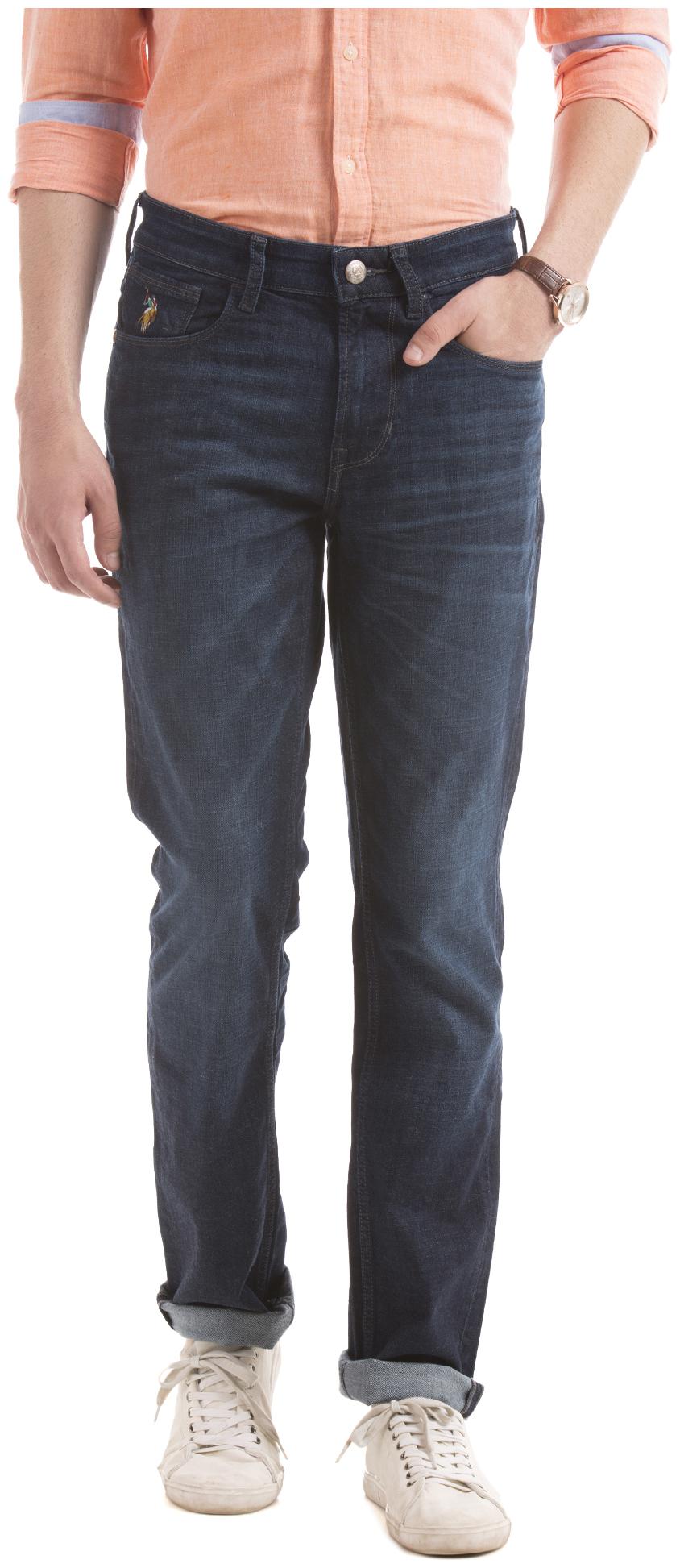 

U S Polo Assn Men Blue Tapered Fit Jeans