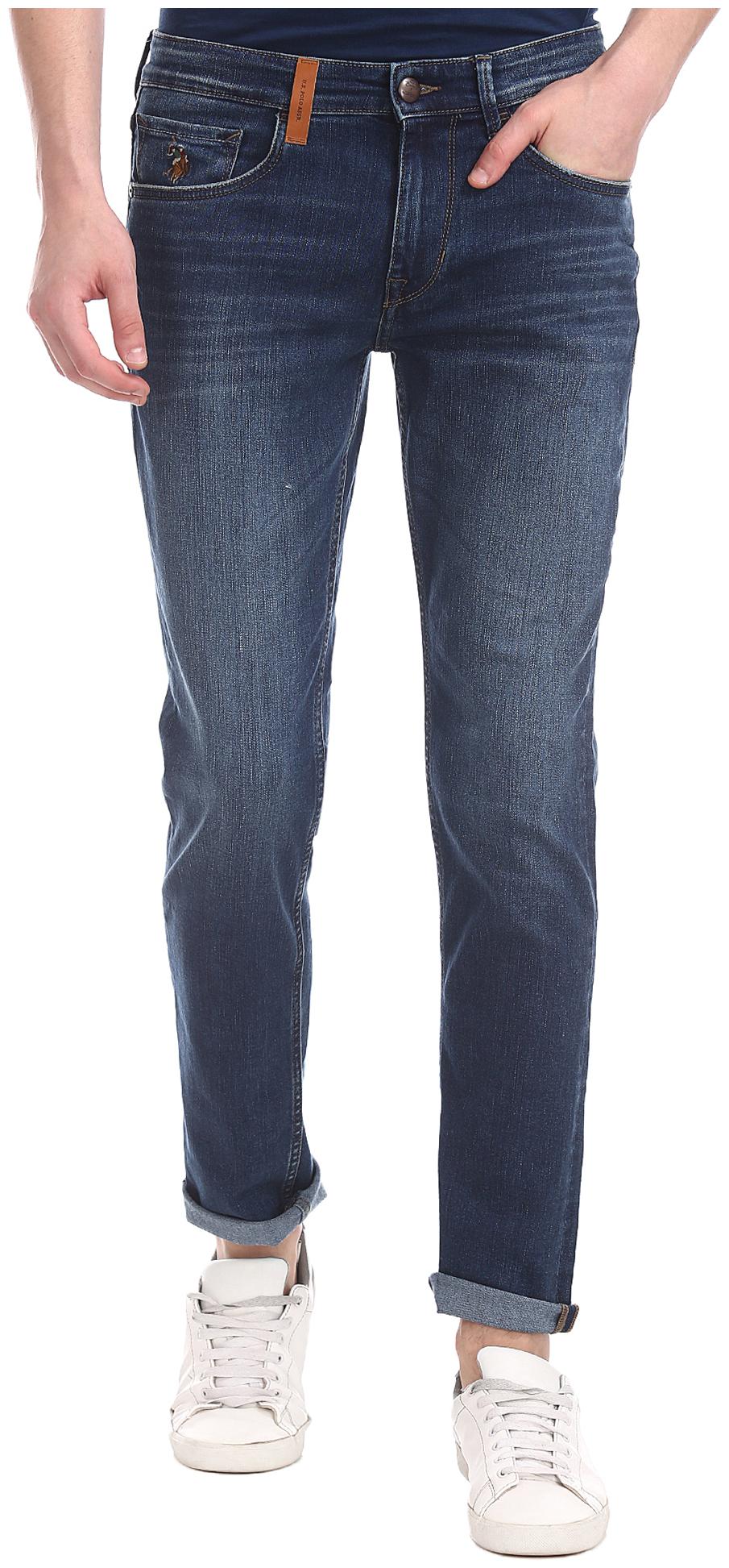 

U S Polo Assn Men Blue Tapered Fit Jeans