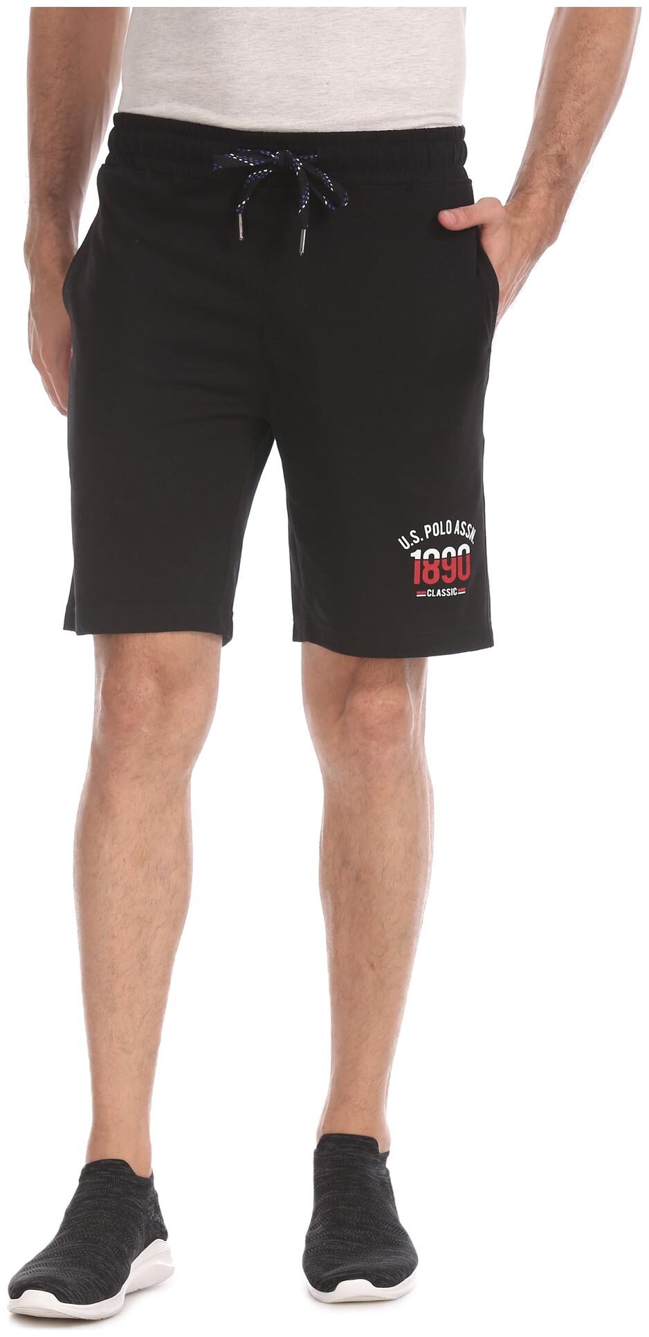 

U S Polo Assn Men Black Regular Fit Regular Shorts