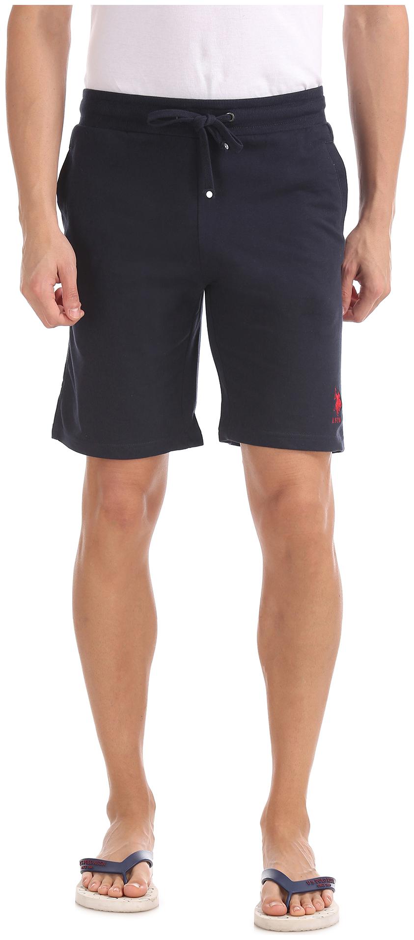

U S Polo Assn Men Blue Regular Fit Regular Shorts