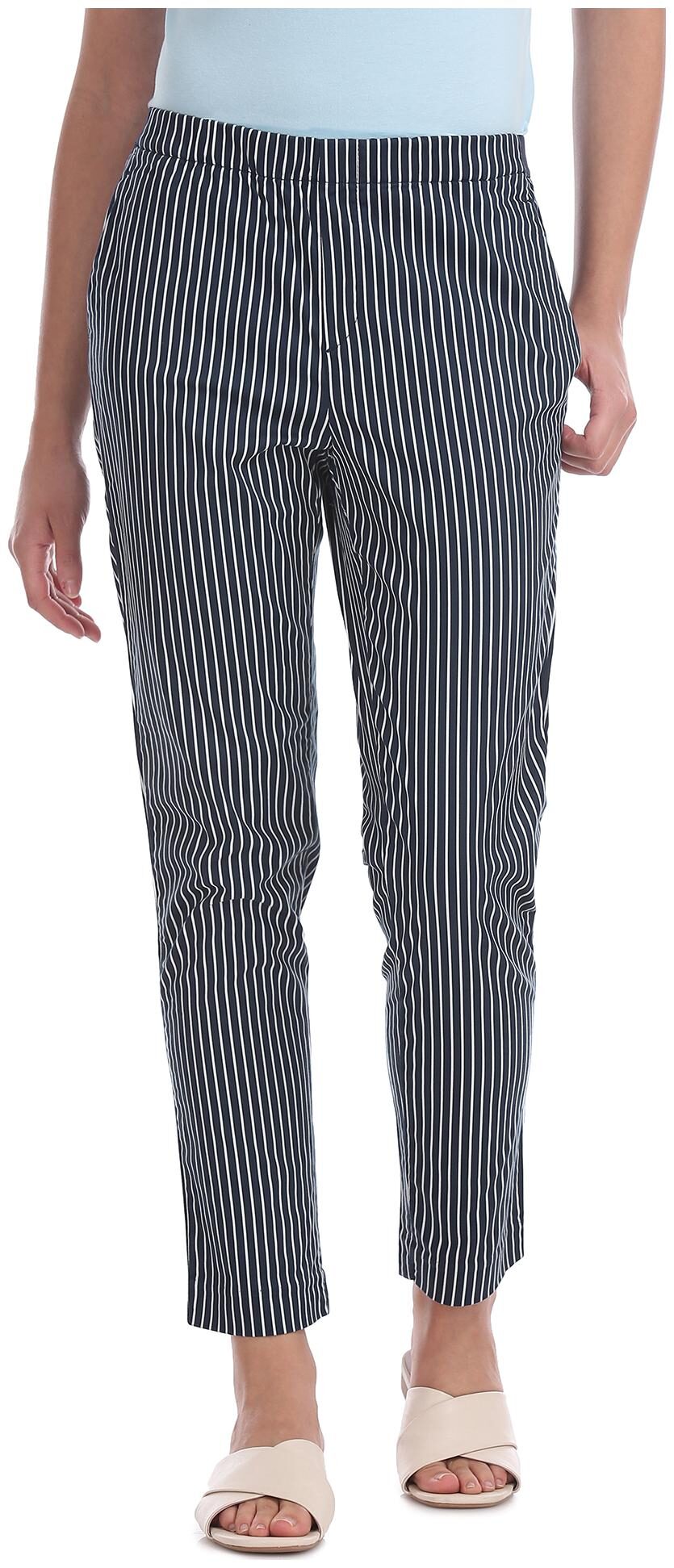 

U S Polo Assn Women Blue Slim fit Regular trousers